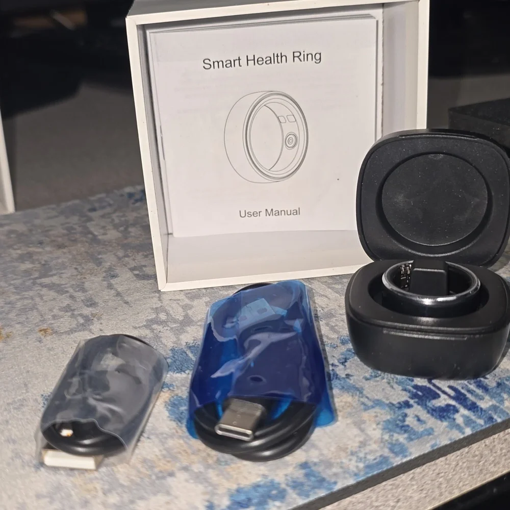 (002) Smart Health Ring with Charging Case